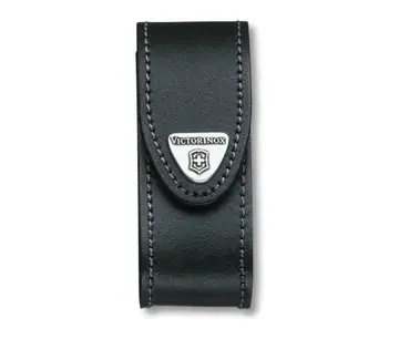 Victorinox Bolsa Preta em Pele 98 mm