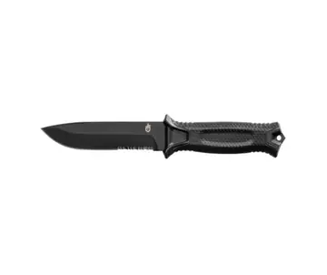Gerber Strongarm Faca Fixa Serrilhada Preta
