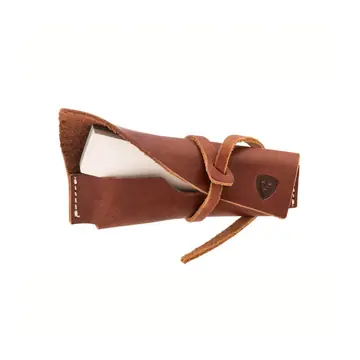 Helle Pedra de Afiação S com Bolsa em Pele
