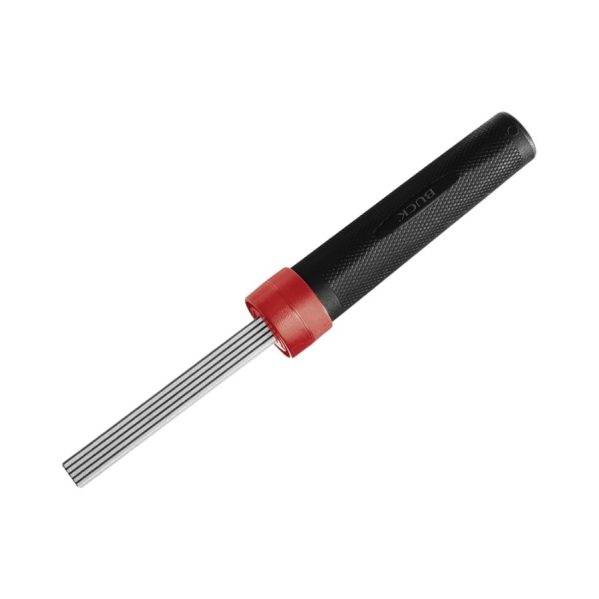 Buck EdgeTek® FlipStik Afiador Diamante Pesca Vermelho/Preto