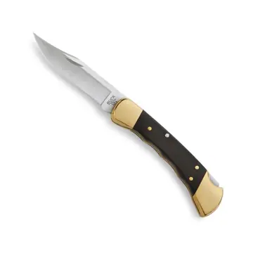 Buck Faca Dobrável 110 Folding Hunter® com Ranhuras para Dedos