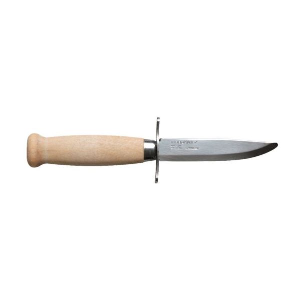Morakniv Scout 39 Safe S faca para crianças com ponta arredondada e cabo de madeira, ideal para escuteiros e atividades ao ar livre